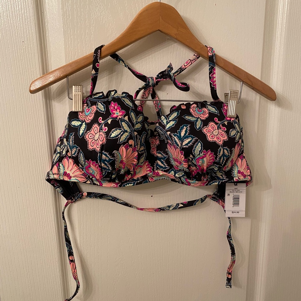 NWT Flower 2 Piece Swim Suit